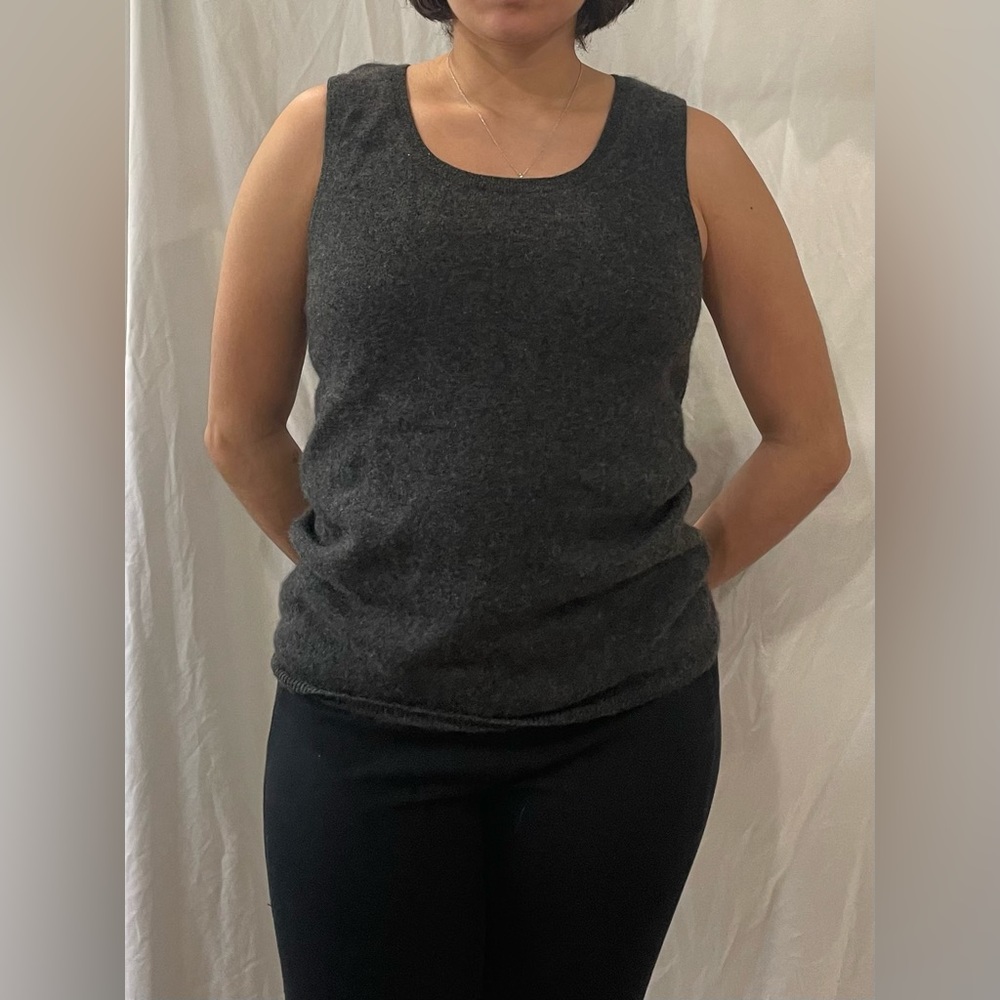 Vintage 90s Cashmere Tank Top / SZ M